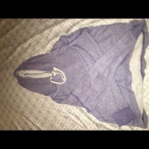 Long sleeve sweater with a hood